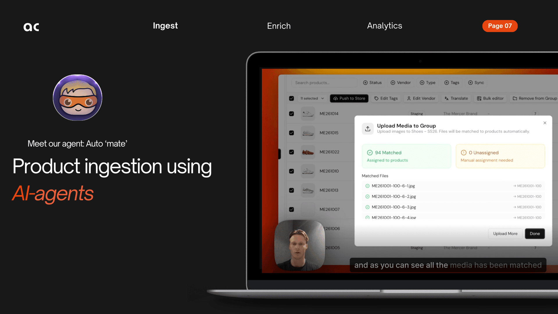 Automated product ingestion: Turn supplier sheets into products in minutes using AI